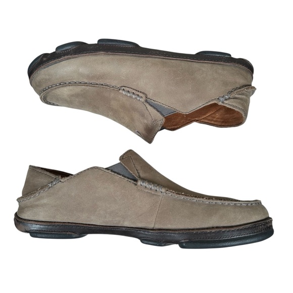OLUKAI Moloa Nubuck Slip-On Shoes - Picture 9 of 9